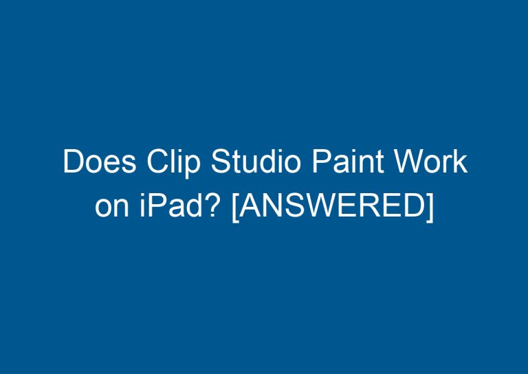 Does Clip Studio Paint Work on iPad? [ANSWERED] 2