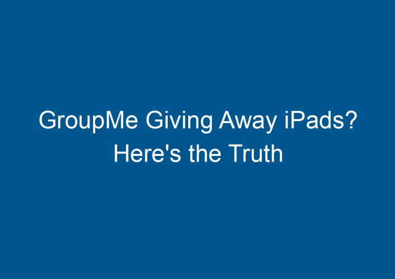 GroupMe Giving Away iPads? Here's the Truth 6