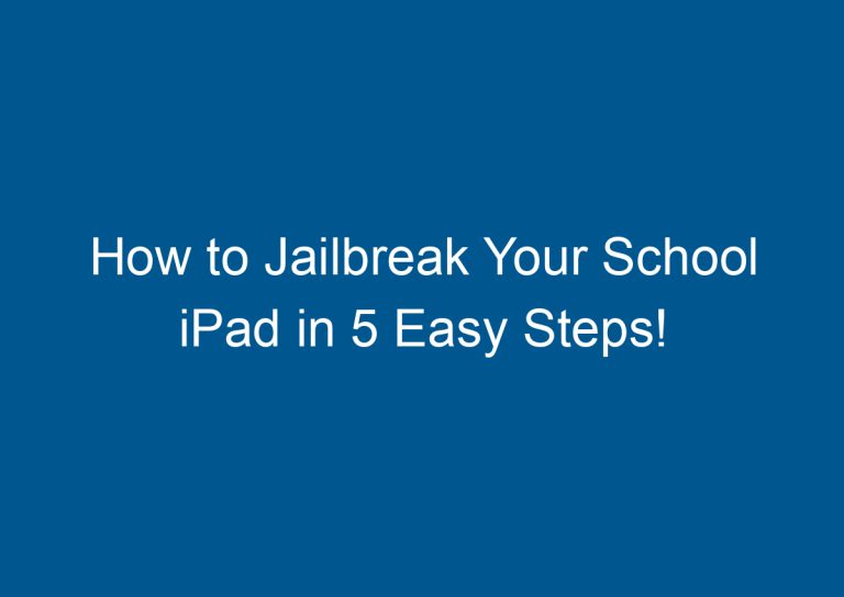 How to Jailbreak Your School iPad in 5 Easy Steps! 3
