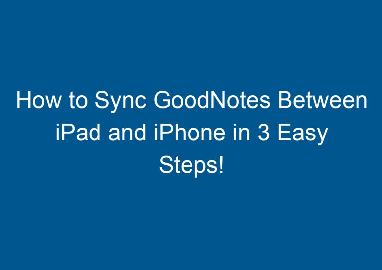 How to Sync GoodNotes Between iPad and iPhone in 3 Easy Steps! 5