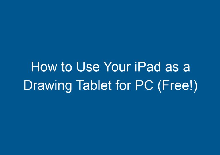 How to Use Your iPad as a Drawing Tablet for PC (Free!) 6