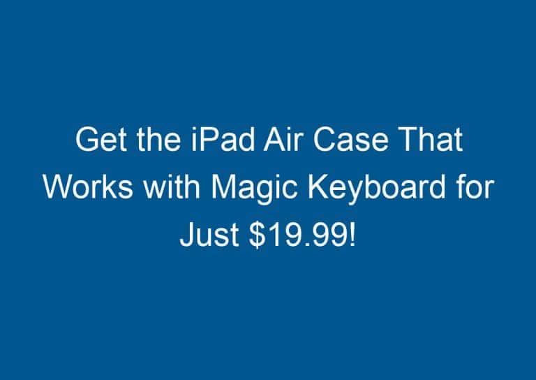 Get the iPad Air Case That Works with Magic Keyboard for Just $19.99! 3