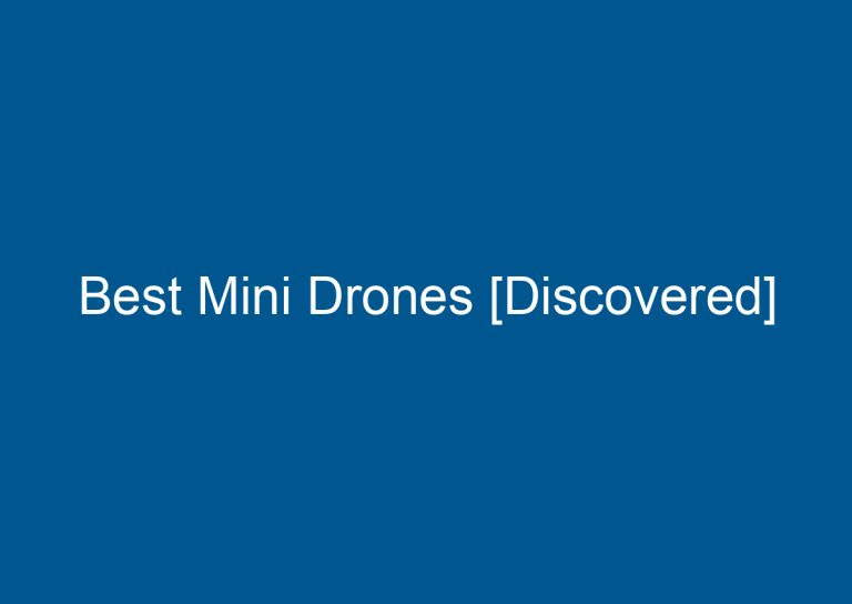 Best Mini Drones [Discovered] 5