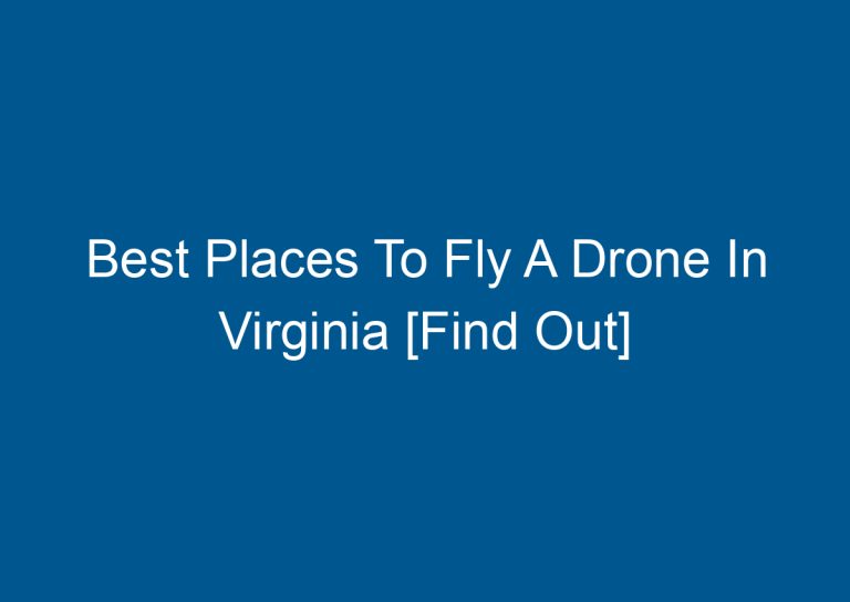 Best Places To Fly A Drone In Virginia [Find Out] 5