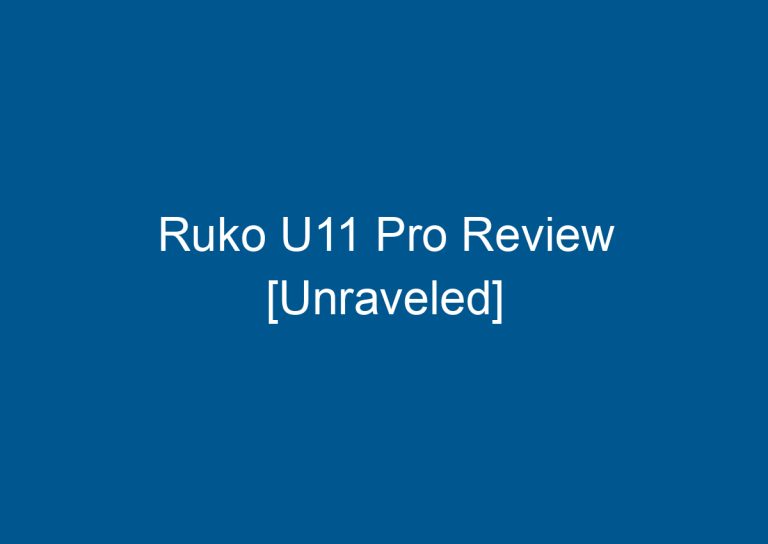 Ruko U11 Pro Review [Unraveled] 2