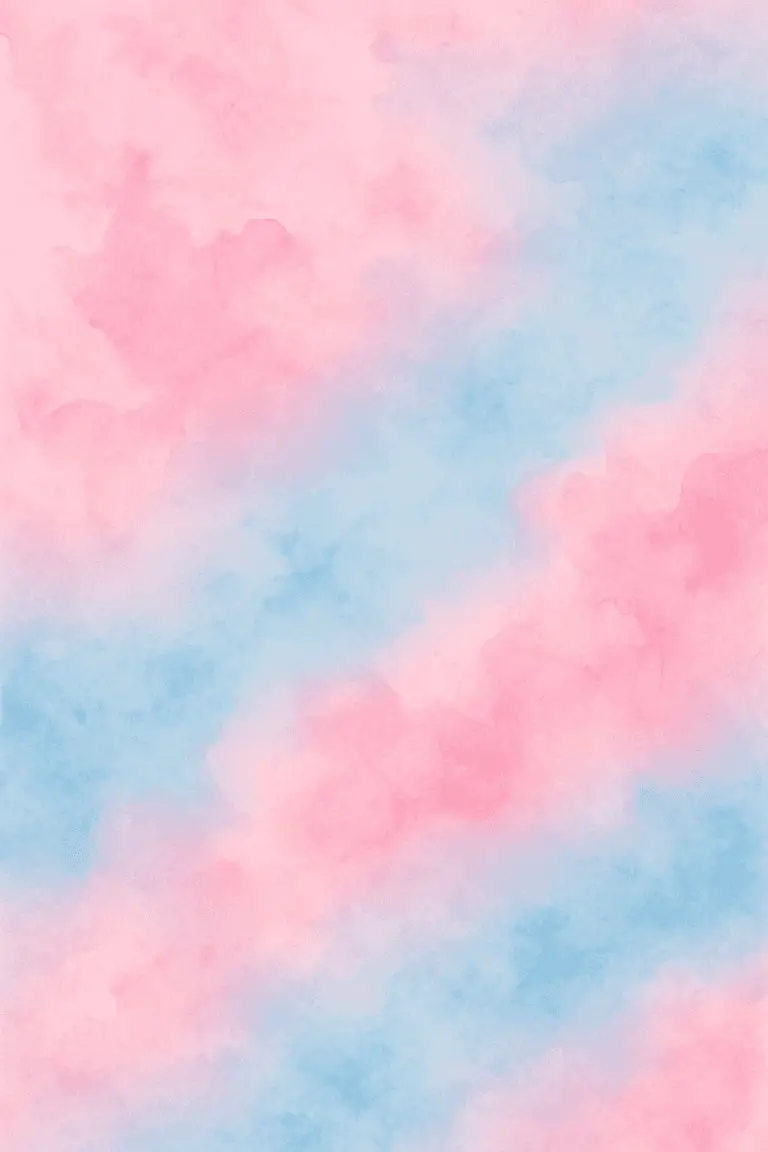 Pink and Blue Watercolor Background