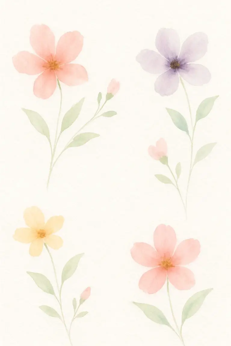 Simple Watercolor Paintings