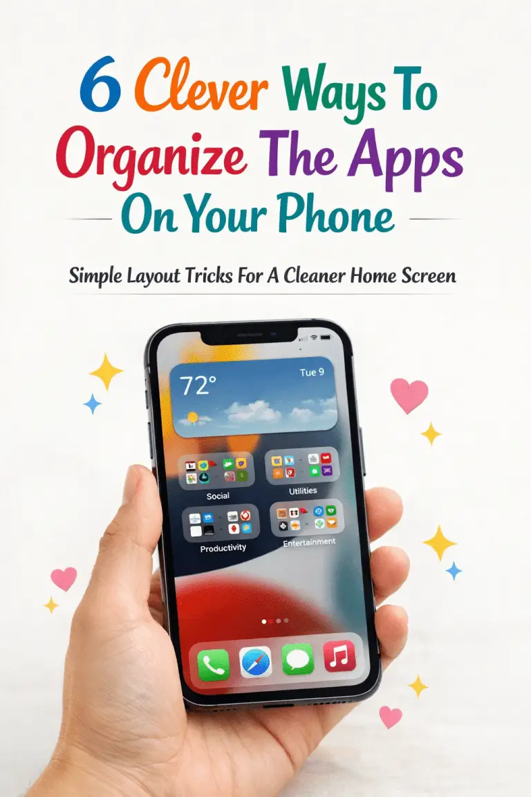 6 Clever Ways To Organize The Apps On Your Phone