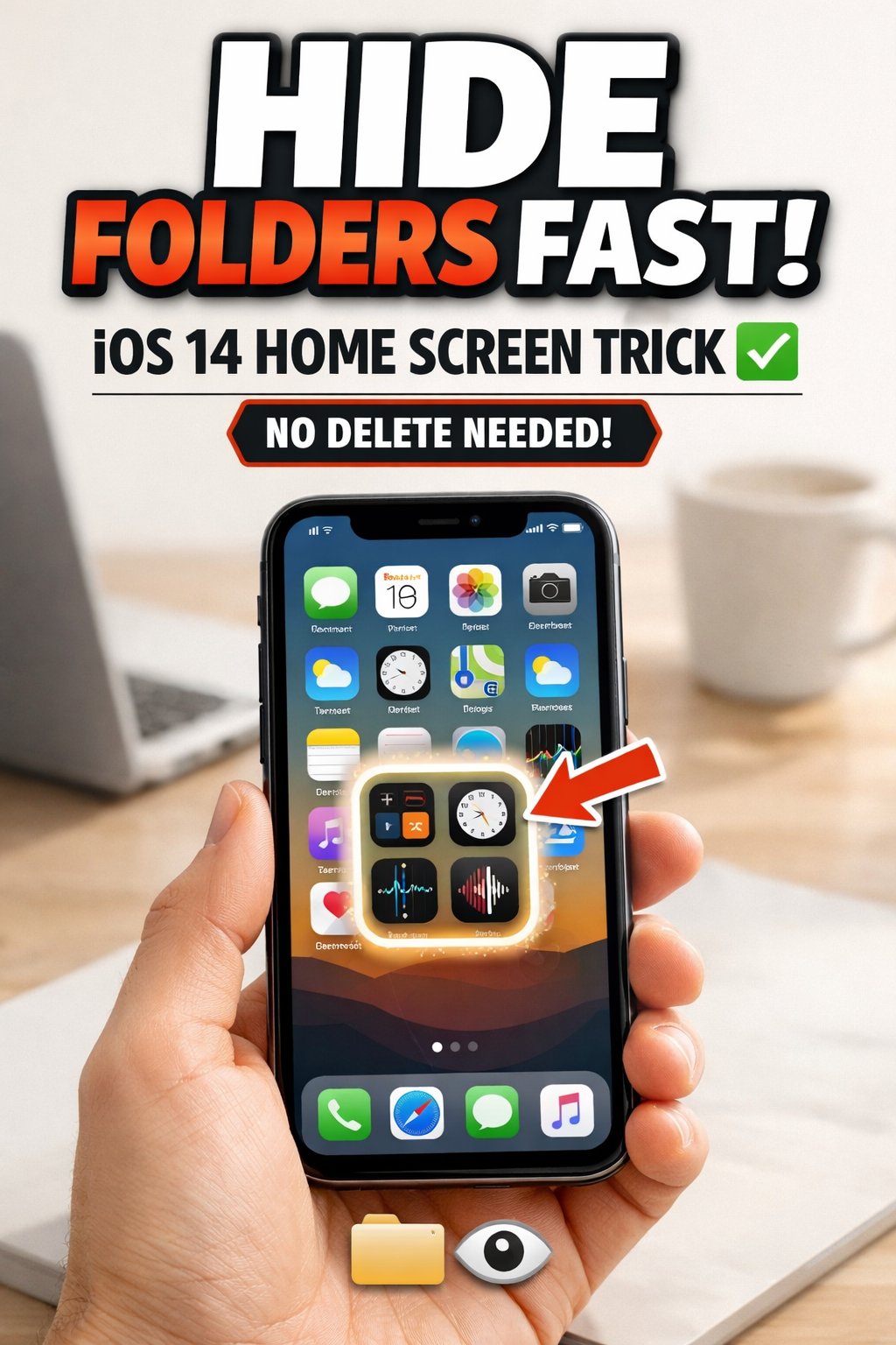 How To Hide Folders In IOS14 Update! - Digitalhow