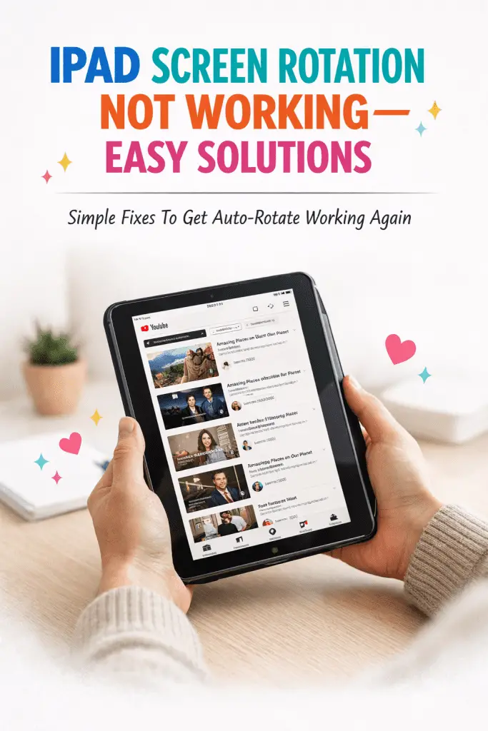 iPad Fixes & Troubleshooting Guide