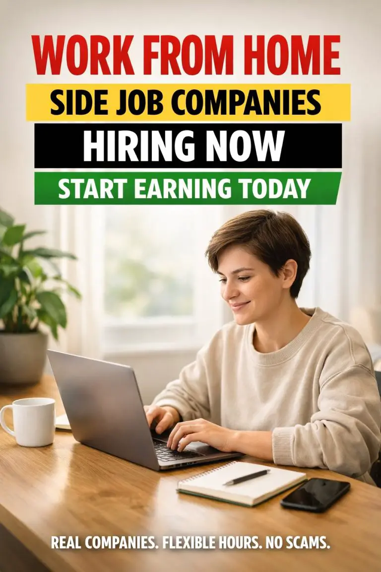 Best Companies For Work-From-Home Side Jobs Hiring Now