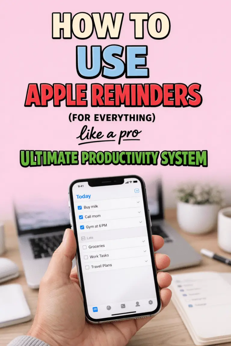 How To Use Apple Reminders For Everything When You’re Overwhelmed