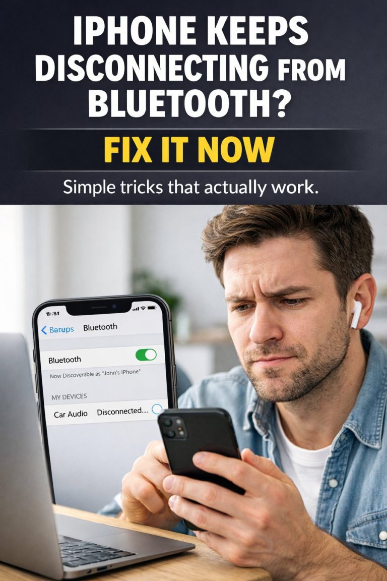 iPhone Keeps Disconnecting From Bluetooth After Update Fix