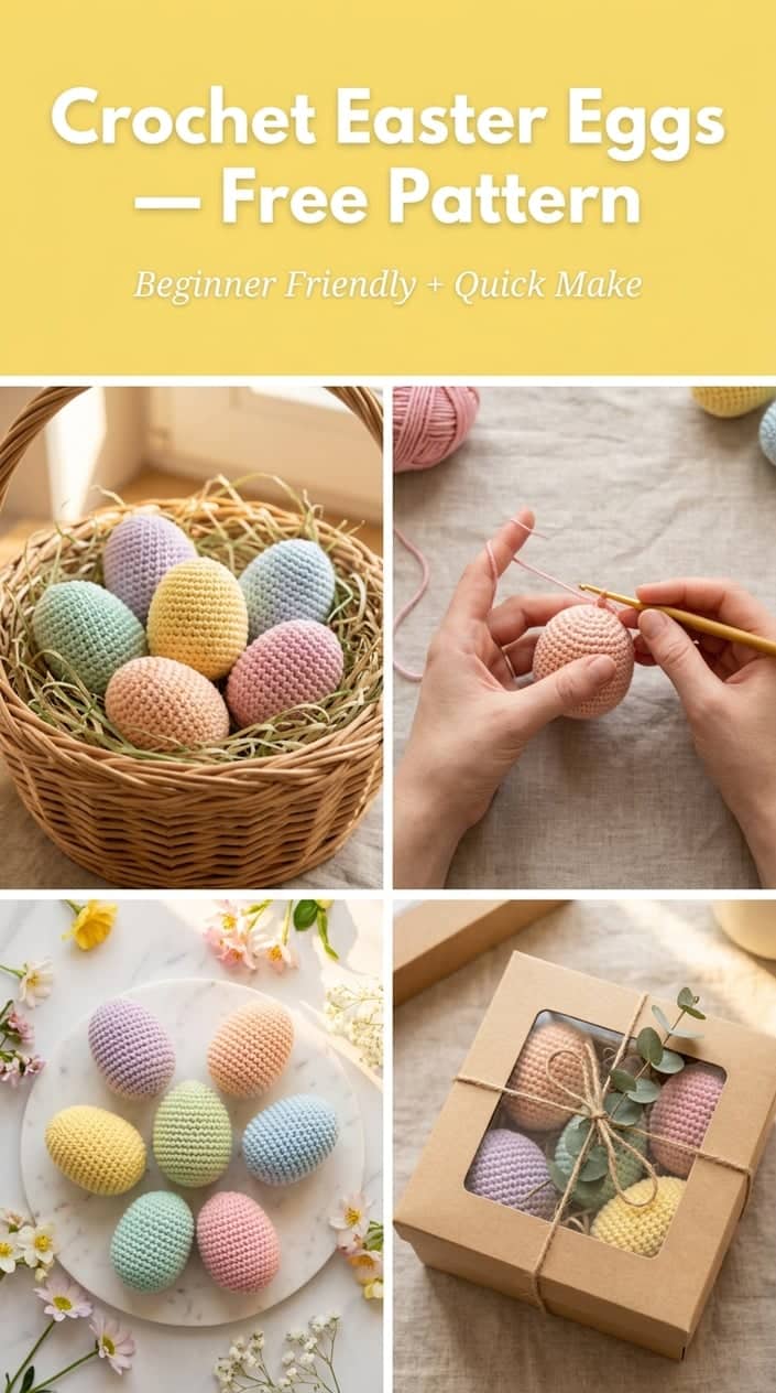 How To Crochet Easter Eggs
