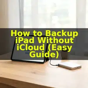 How to Backup iPad Without iCloud (Easy Guide)